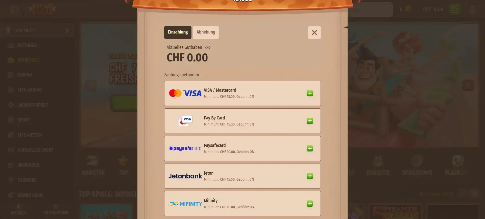Verfügbare EPS-Alternativen für das Stonevegas Online Casino Stonevegas Casino mit EPS Alternative
